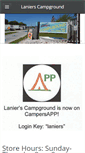 Mobile Screenshot of lanierscampground.com